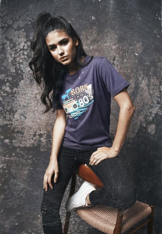 Born In The 80s T-shirt dæme