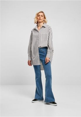 Ladies Oversized Stripe Shirt