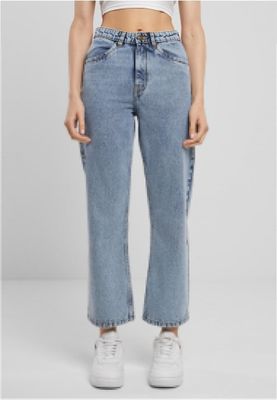 Short Straight Leg Jeans - Women's