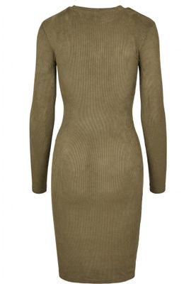 Formal dress with long arm