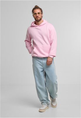 Basic Essential Hoody med huva för herr – softpink