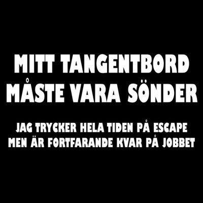 Mitt tangentbord måste vara sönder