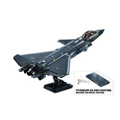 J20SS Stealth Aircraft Metal Coating Version - Sluban - M38-B1187