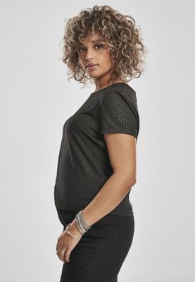 Short snake patterned top