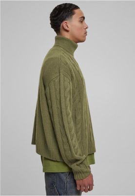 Boxy Roll Neck Sweater