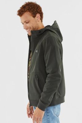Lined softshell jacket - men