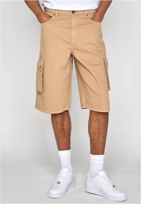 Shorts för herr med washed Workwear – unionbeige