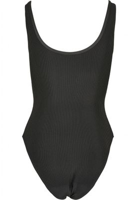 Black ribbed body