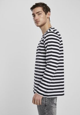 Randig longsleeve herr