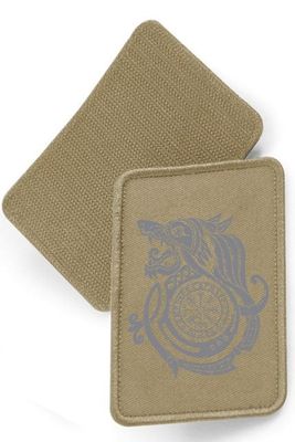 Garm dog - fabric patch with velcro