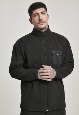 Black fleece jacket men