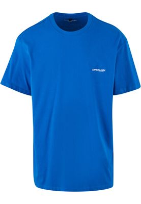 T-shirt med logotyp bröst – cobaltblue