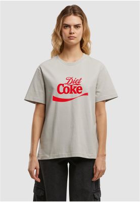 T-shirt i bomullsjersey med coca Cola – ljus asfaltgrå