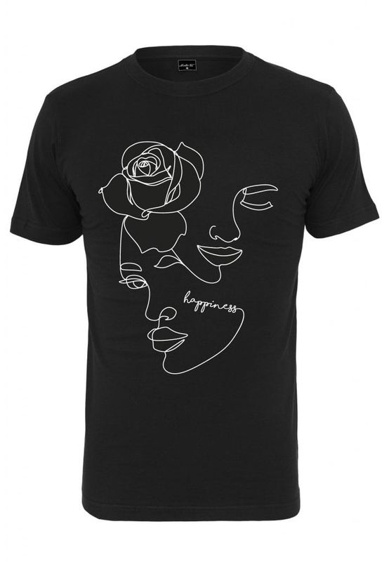 One Line Rose T-shirt dæme