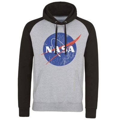 NASA washed logo baseball hoodie