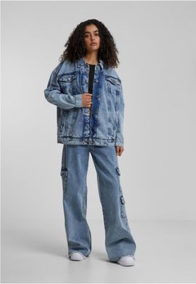 90s oversized denim jacket - women's