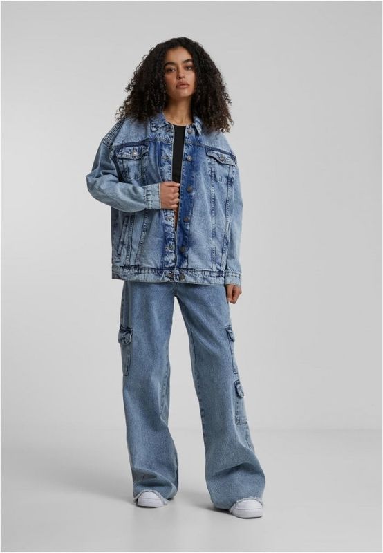 90s oversized denim jacket - women's
