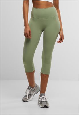 Dam Capri Leggings med brett midjeband för komfort