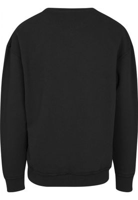 Black oversized sweatshirt open edge