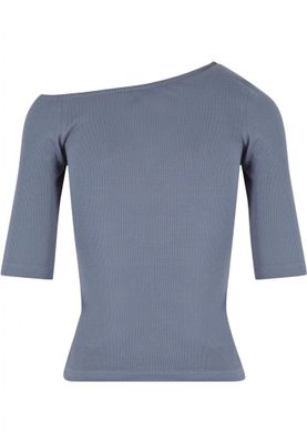 Ladies Organic Asymmetric Rib Tee