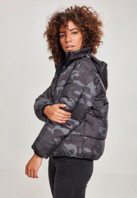 Ladies Boyfriend Camo Puffer Jacket