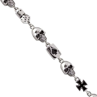 Gambling Skull Armbånd