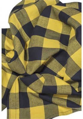 Flannel shirt black/yellow
