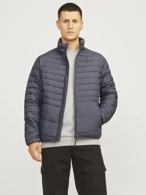 Packable Pufferjacka med Ståkrage