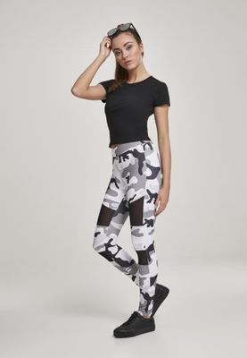 Camo leggings med meshtyg urban camo