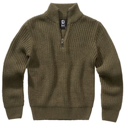 Kids Marine Troyer Pullover olive