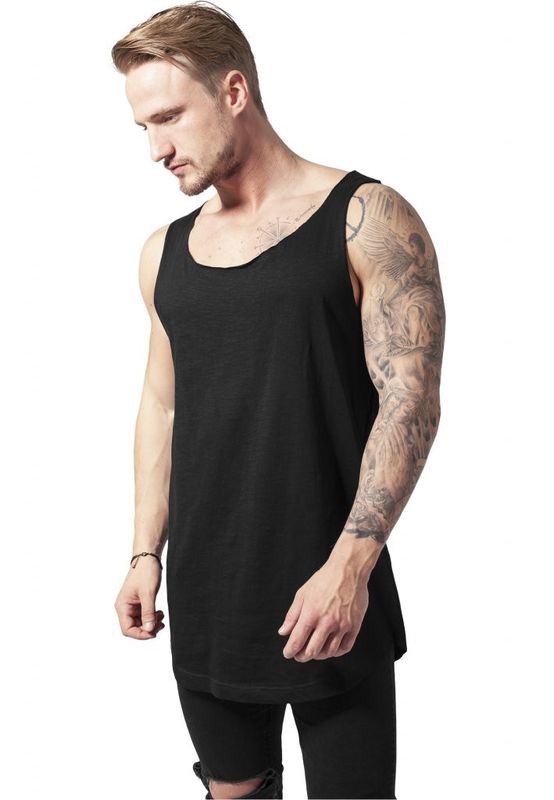 Lång Loose Tank Linne