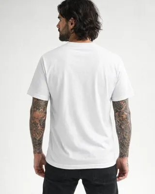 Castrol for the Win T-shirt i vit