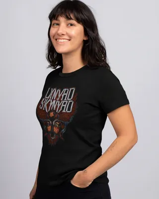 Lynyrd Skynyrd Eagle T-shirt dam i svart