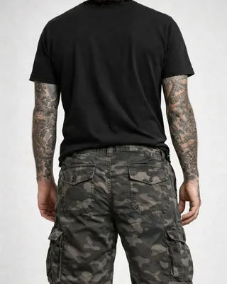 Ripstop cargo shorts herr darkcamo