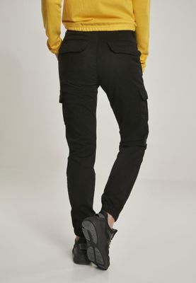 Pants with leg pocket and high waist
