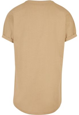 Long Shaped Turnup Tee Unionbeige