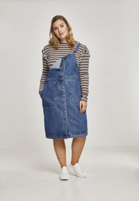 Ladies Denim Dungarees Dress