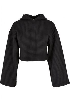 Ladies Short Quilted Kimono Hoody