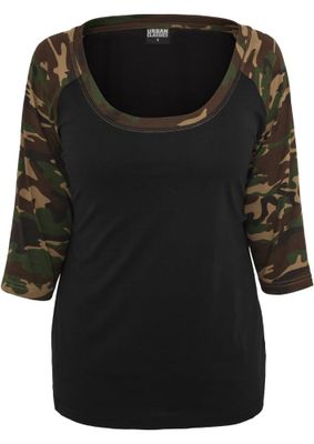T-shirt with raglanarm ladies