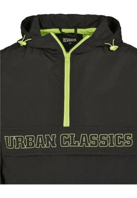 Contrast Pull Over Jacket