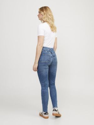 Högmidjade skinny jeans dam
