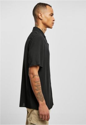 Short -sleeved shirt men's viscose