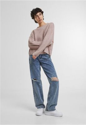 Ladies Wide Basic Oversized Sweater