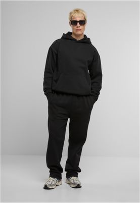 Huvtröja för herr med vintage oversize – svart