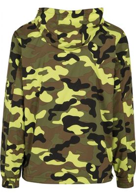 Camo Pull Over Windbreaker