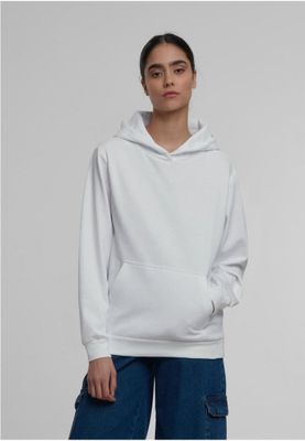 Ladies Loose Light Brushed Fleece Hoody