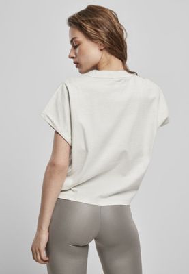 Kort t-shirt til kvinder med sænket arm