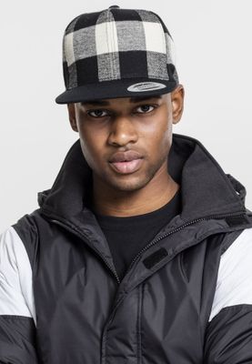 Checkered flannel cap