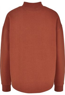 High neck sweatshirt oversize lady