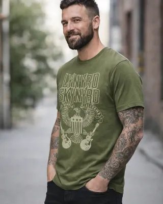 Lynyrd Skynyrd Sweet Home Alabama T-shirt i olive